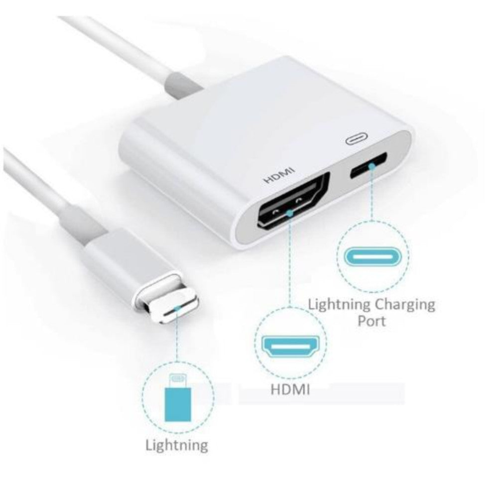 Câble de chargement adaptateur Lightning vers HDMI Câble de chargement adaptateur Lightning vers HDMI